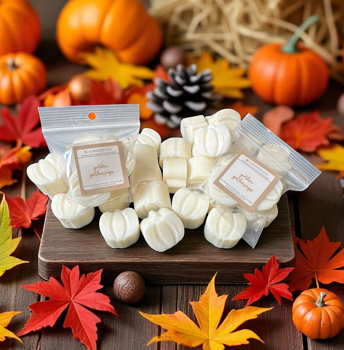 Homestead Harvest Collection | Pumpkin Wax Melt Samples