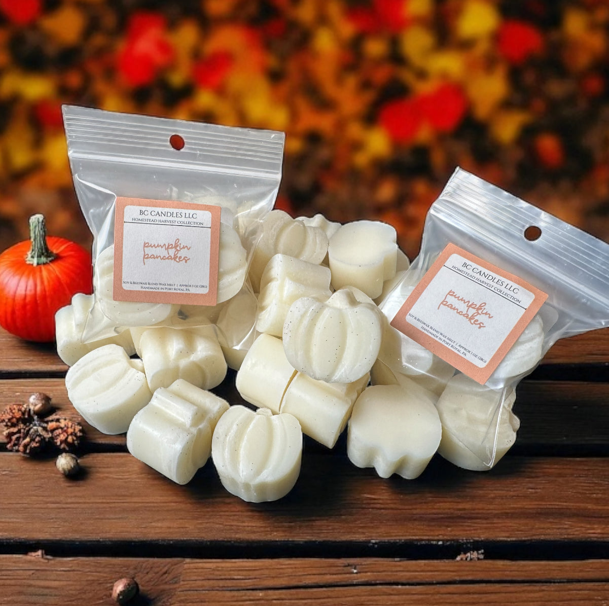 Homestead Harvest Collection | Pumpkin Wax Melt Samples