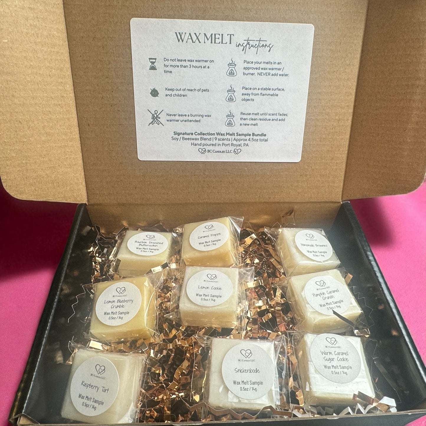 Wax Melt Sample Bundle | Signature Collection