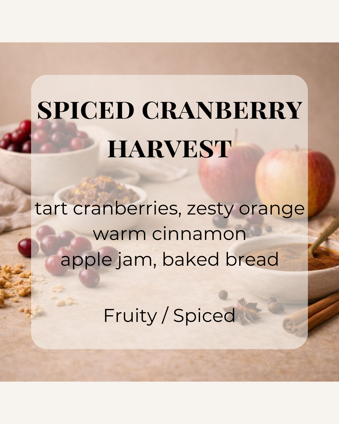 Spiced Cranberry Harvest