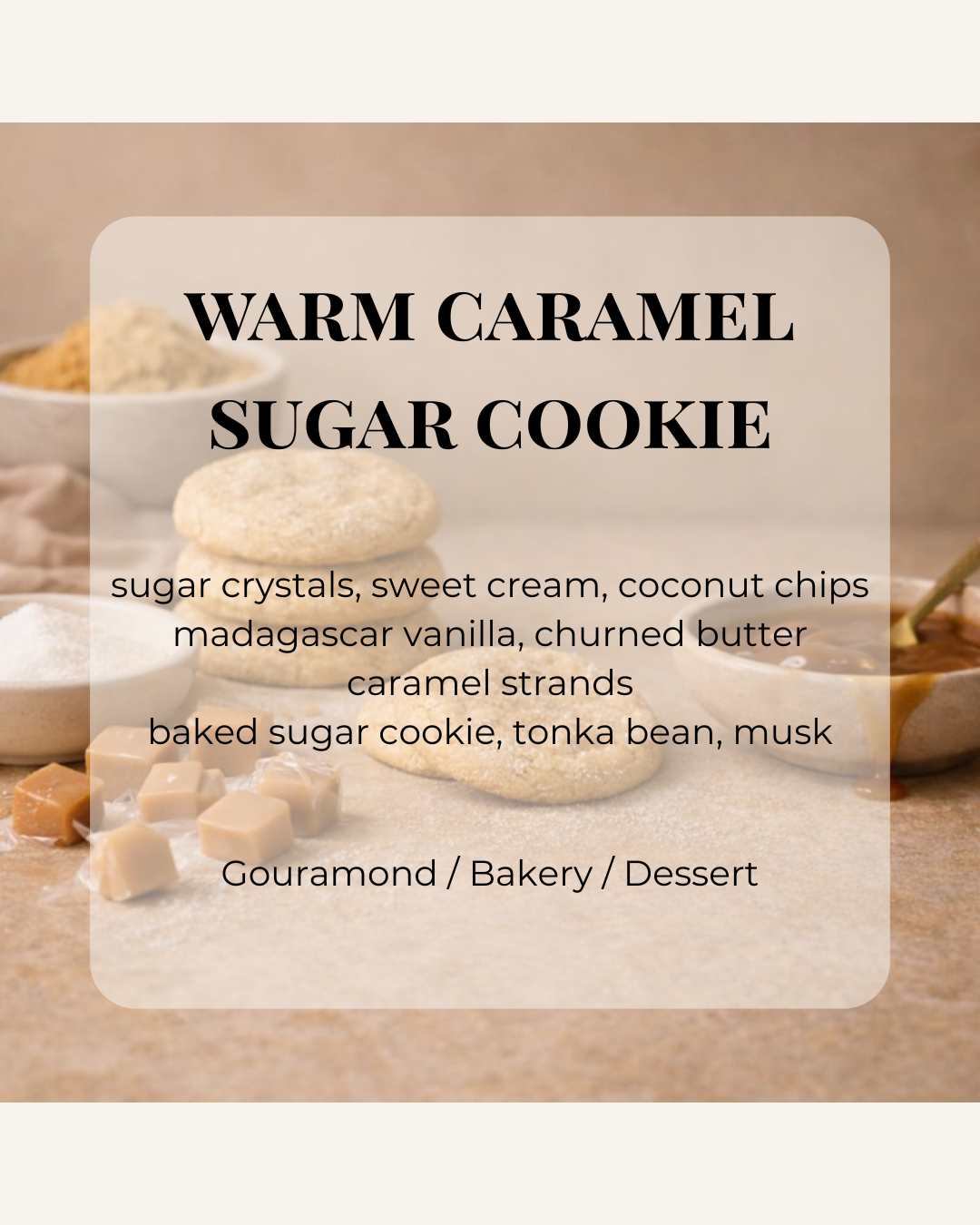 Warm Caramel Sugar Cookie